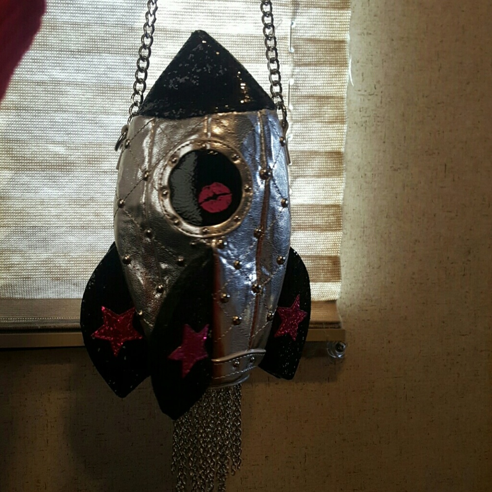 Betsey Johnson spaceship purse